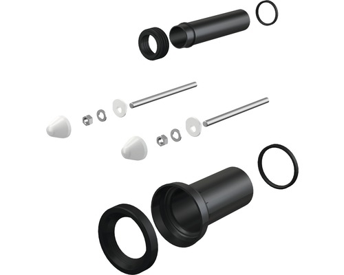 Ensemble de raccordement de WC suspendu PE 90 mm M900 Ensemble de raccordement de WC suspendu PE 90 mm M900
