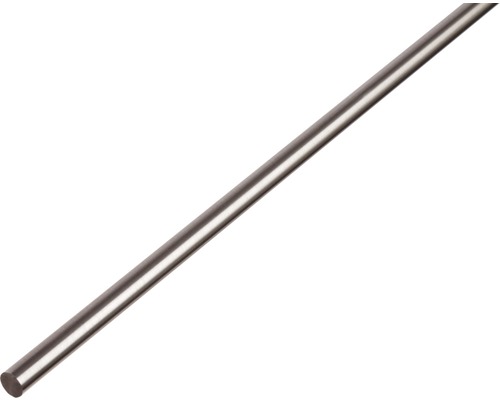 Barre ronde en acier inoxydable Ø 6 mm, 2 m Barre ronde en acier inoxydable