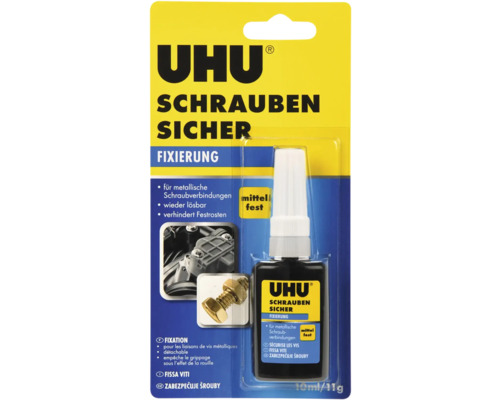 UHU Spezialkleber Schraubensicher Schraubensicherung 11 g Uhu Schraubensicherung mittelfest 10ml