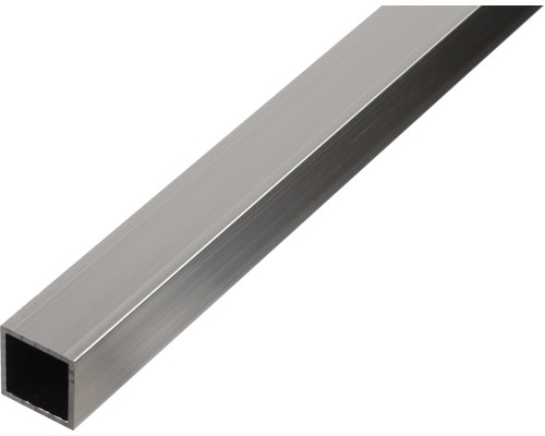 Tube carré en acier inoxydable 10x10x1 mm, 2 m Tube carré en acier inoxydable 10x10x1 mm, 2 m