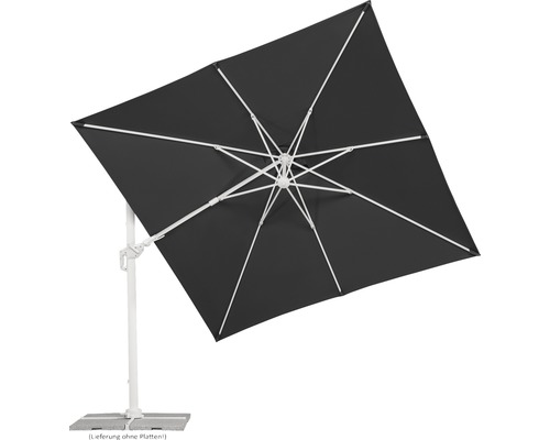 Parasol carré avec pied