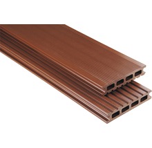 Lame de plancher Konsta WPC Primera marron 26x145x3.000 mm-thumb-0