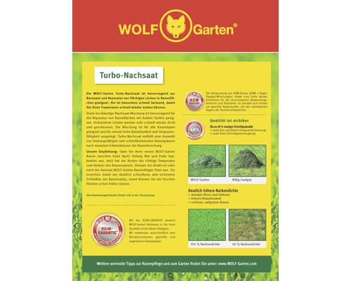 Produktinformationen zu Wolf Garten Turbo-Nachsaat
