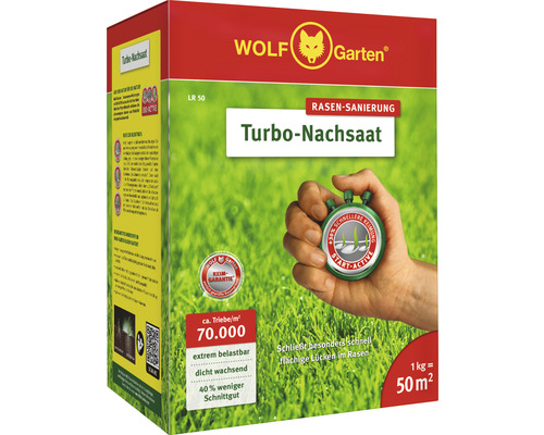 Wolf Garten Turbo-Nachsaat Packung für Rasenreparatur