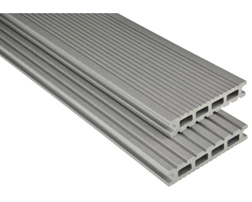 Lame de plancher Konsta WPC Futura gris mat 26x145x3500 mm