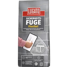 Mortier de jointoiement Lugato joint de sécurité flexible anthracite 1 kg-thumb-2