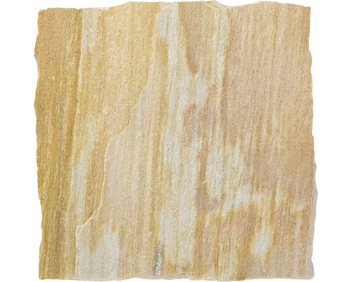 FLAIRSTONE Quarzit Terrassenplatte Milano 50 cm x 50 cm Stärke 2 cm - 4 cm Sandsteinplatte für den Aussenbereich