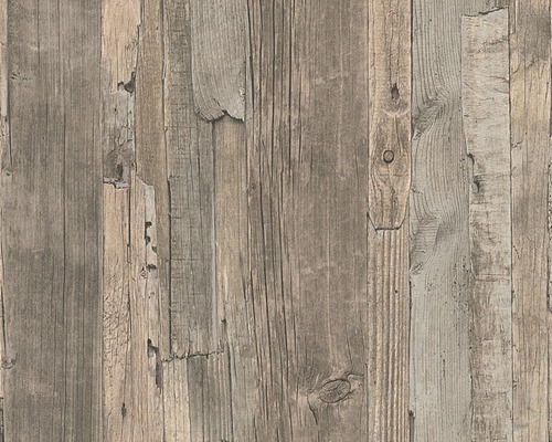Papier peint intissé 95405-3 Best of Wood'n Stone aspect bois marron Papier peint imitation bois