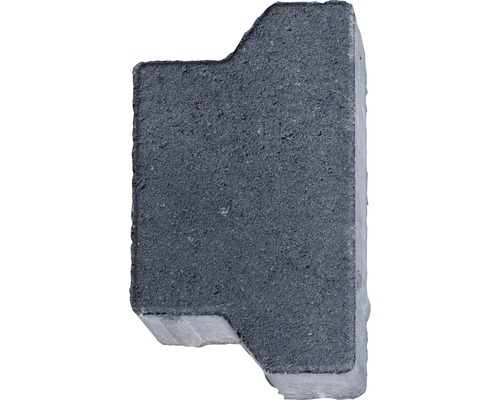 Pavé en double T demi-pierre anthracite 10 x 16,5 x 8 cm