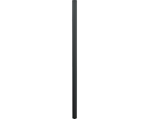 Poteau pour panneau de clôture ALBERTS Chaussee/Circle/Guardian 5,1 x 5,1 x 150 cm noir