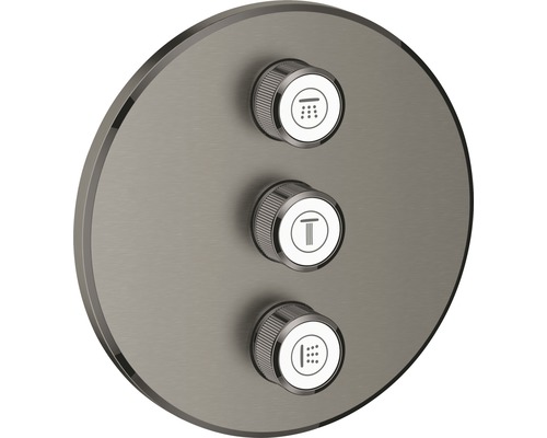 GROHE Duscharmatur Unterputz GROHTHERM SMARTCONTROL hard graphite gebürstet 29122AL0