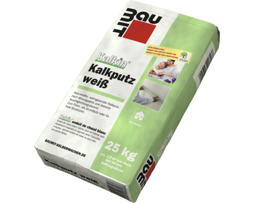 Enduit à la chaux Baumit Kalkin® blanc 25 kg-0