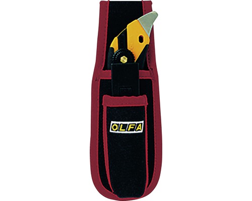 Cutter OLFA L5 design en X avec tige en acier, étui de ceinture et 5 lames de rechange