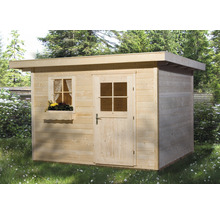 Gartenhaus weka 170 Gr.3 mit Fußboden 356 x 375 cm natur