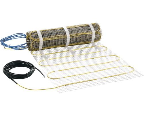 Chauffage au sol électrique avec câble et treillis