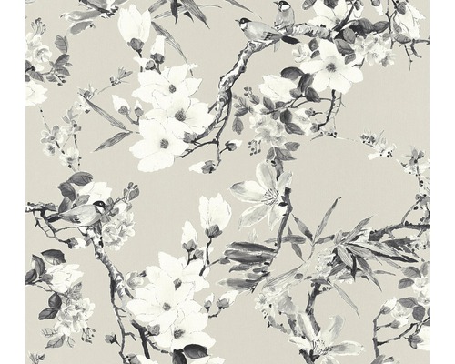 Papier peint intissé 36498-3 Michalsky 3 - Dream Again floral beige gris
