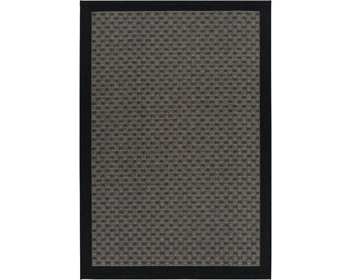 Tapis d'intérieur et d'extérieur Indonesia Banjar taupe 120x170 cm Tapis rectangulaire avec motif et bordure