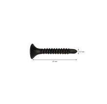 Vis pour construction rapide à pointe d'alésage Knauf TB 3,5 mm x 25 mm paquet = 1000 pces