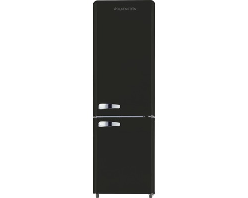 Réfrigérateur-congélateur Wolkenstein KG250.4RT B lxhxp 54.5 x 177.5 x 62.6 cm compartiment de réfrigération 177 l compartiment de congélation 74 l