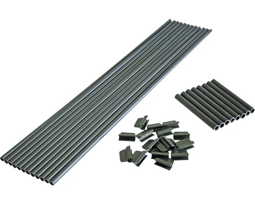 Tubes métalliques et clips de fixation