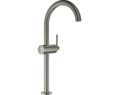 GROHE Waschtischarmatur für Aufsatzwaschbecken ATRIO hard graphite gebürstet 32647AL3