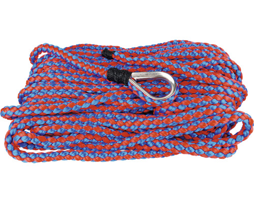 Corde multifonction tressée avec cosse métallique