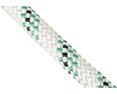 Seil Passat Mamutec Polyester weiß/grün Ø 6 mm, Meterware