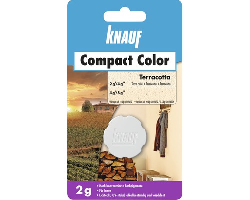 Knauf Compact Color terre cuite 2 g