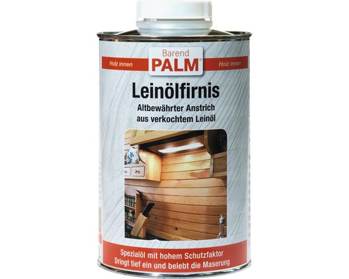 Vernis à l'huile de lin Barend Palm transparent 1 l