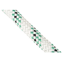 Seil Passat Mamutec Polyester weiß/grün Ø 8 mm, Meterware