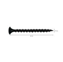 Vis pour construction rapide Knauf filetage à pas grossier TN 3,9 mm x 45 mm paquet = 1000 pces