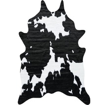 Peau artificielle Philippines Cow noir-blanc 150x200 cm-thumb-0