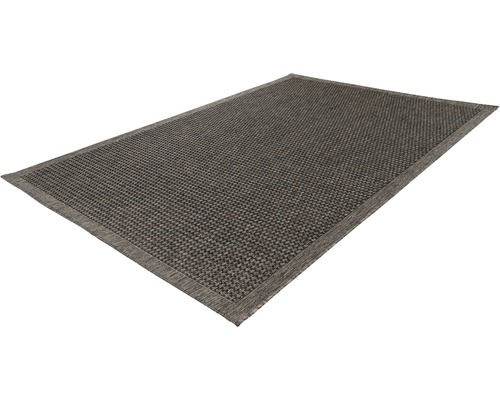 Tapis tissé rectangulaire avec bordure