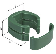 Fix-Clip pro, Ø 3.4 cm 3 pièces, vert-thumb-0