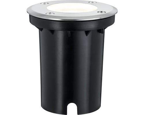 Éclairage encastré au sol Paulmann IP67 rond 3,5W 230 lm 3000 K blanc chaud Ø 108 mm capacité de charge jusqu'à 500 kg Special Line acier inoxydable 230V