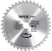 Lame de scie circulaire Yato HM 250 x 3,2 x 30 mm 40 Z