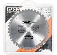 Lame de scie circulaire Yato HM 250 x 3,2 x 30 mm 40 Z