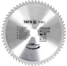 Lame de scie circulaire Yato HM 250 x 3,2 x 30 mm 60 Z