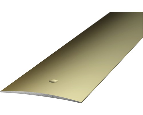 Barre de seuil aluminium acier inoxydable mat perforé 40 x 1000 x 4,6 mm