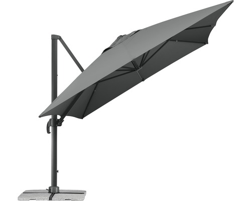 Freiarmschirm mit Ständer für den Aussenbereich