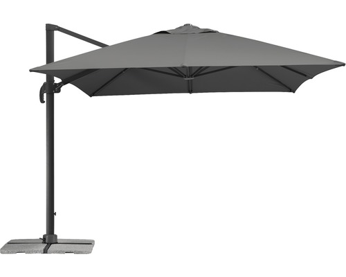 Parasol déporté Schneider Rhodos Grande 300 x 400 cm h 288 cm anthracite