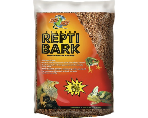 Bodengrund ZOO MED Repti Bark 4,4 l Zoo Med Repti Bark natürliche Reptilien Einstreu in der Verpackung