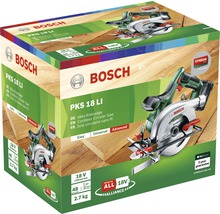 Scie circulaire sans fil Bosch PKS 18 LI dans son emballage