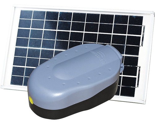Aérateur de bassin solaire HEISSNER 120 l/h, sans batterie Module solaire Weissner avec aérateur de bassin