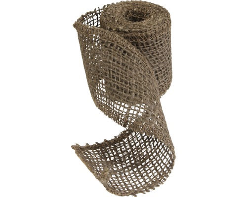 Bande de jute Windhager 6x300 cm marron terre cuite Rouleau de ruban décoratif en jute
