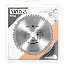 Lame de scie circulaire Yato HM/AI 210 x 3,0 x 30 mm 72 Z