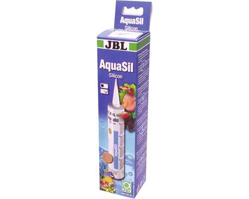 Aquarium-Silikon JBL AquaSil transparent 310 ml JBL AquaSil Silikonverpackung für Aquarien