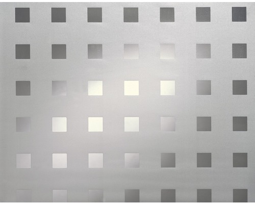 Dekorfolie mit Quadratmuster für Fenster und Glasflächen