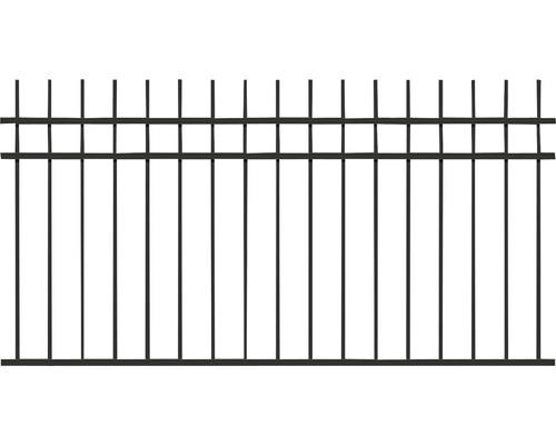 Panneau de clôture ALBERTS Guardian 200 x 100 cm noir