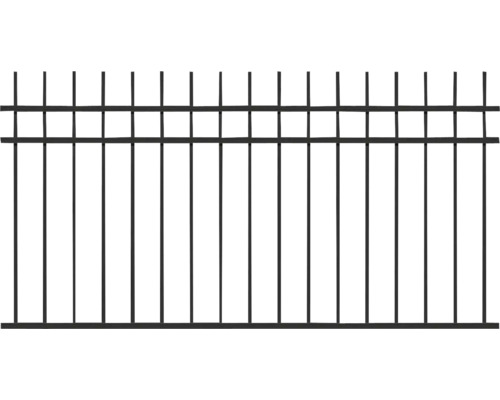 Panneau de clôture Guardian 200x120 cm, noir